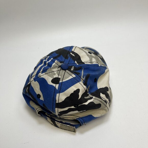 Ford Blue Camouflage Baseball Hat Cap Adjustable Embroidered Logo Unisex Adult - Picture 3 of 10